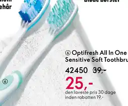 Oriflame Optifresh All In One Sensitive Soft Toothbrush tilbud