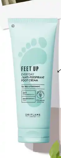 Oriflame Feet Up Everyday / Anti- Perspirant Foot Cream tilbud