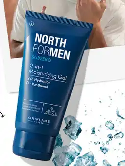 Oriflame North For Men Subzero 2-in-1 Moisturising Gel tilbud
