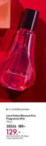 Oriflame Love Potion Blossom Kiss Fragrance Mist tilbud