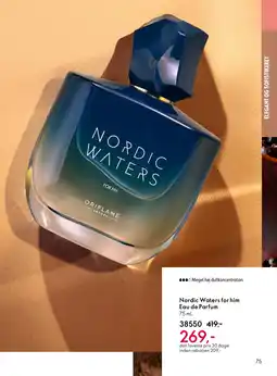 Oriflame Nordic Waters for him Eau de Parfum tilbud