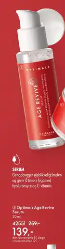 Oriflame Optimals Age Revive Serum tilbud