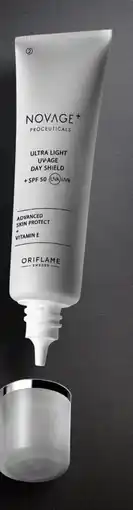 Oriflame Novage+ Proceuticals Ultra Light UV-Age Day Shield + SPF 50 tilbud