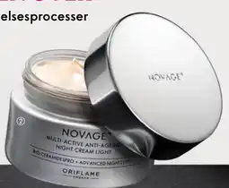 Oriflame Novage+ Multi-Active Anti-Ageing Night Cream Light tilbud
