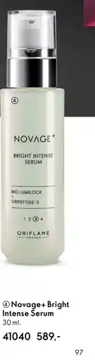 Oriflame Novage+ Bright Intense Serum tilbud