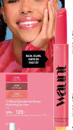 Oriflame Waunt Smooth Like Butter Hydrating lip care tilbud