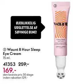 Oriflame Waunt 8 Hour Sleep Eye Cream tilbud