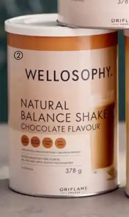 Oriflame Wellosophy Natural Balance Shake Chocolate Flavour tilbud
