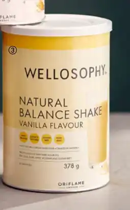 Oriflame Wellosophy Natural Balance Shake Vanilla Flavour tilbud
