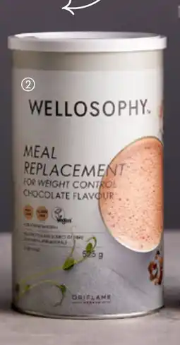 Oriflame Wellosophy Meal Replacement for Weight Control Chocolate Flavour tilbud