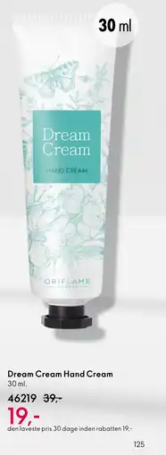 Oriflame Dream Cream Hand Cream tilbud