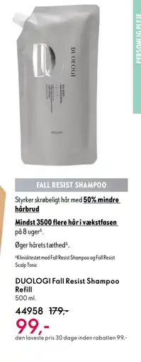 Oriflame DUOLOGI Fall Resist Shampoo Refill tilbud