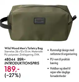 Oriflame Wild Wood Men's Toiletry Bag tilbud