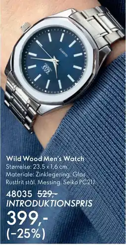 Oriflame Wild Wood Men's Watch tilbud