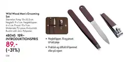 Oriflame Wild Wood Men's Grooming Set tilbud