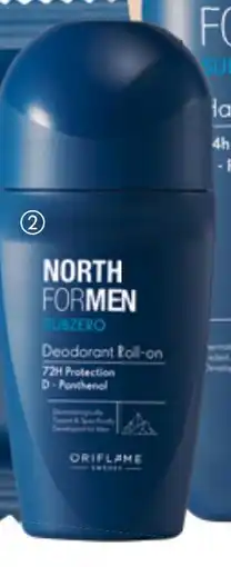 Oriflame North For Men Subzero Deodorant Roll-On tilbud