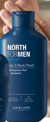 Oriflame North For Men Subzero Hair & Body Wash tilbud