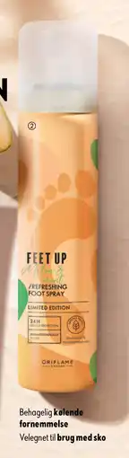 Oriflame Feet Up Melon & Mint / Refreshing Foot Spray tilbud