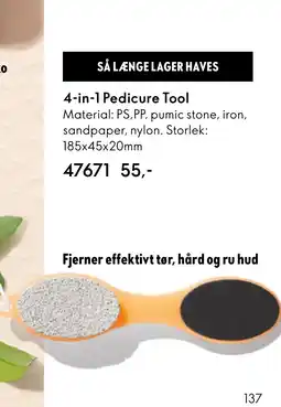 Oriflame 4-in-1 Pedicure Tool tilbud