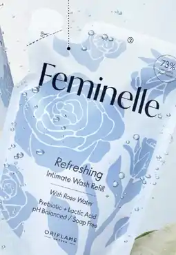 Oriflame Feminelle Refreshing Intimate Wash Refill with Rose Water tilbud