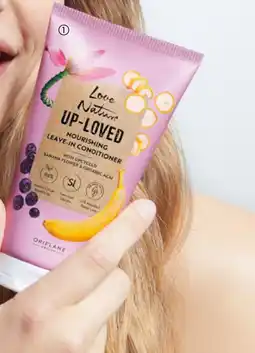 Oriflame Love Nature Up-Loved Nourishing Leave-in Conditioner with Upcycled Banana Flower & Organic Acai tilbud