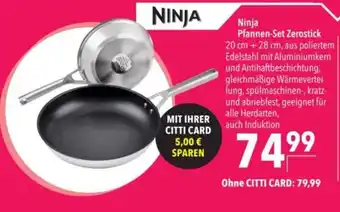 Ninja pfannen-set zerostick
