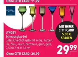 Citti LYNGBY Schnapsglas-Set tilbud