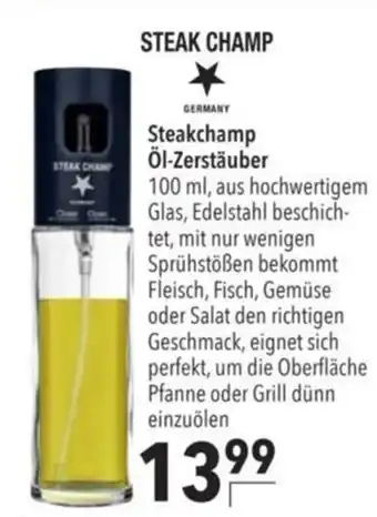Citti Steakchamp Öl-Zerstäuber tilbud