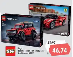 Citti Lego lego technic ferrari fxx 42212 oder Ford Bronco 42213 tilbud