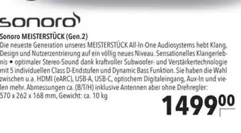 Citti Sonoro MEISTERSTÜCK (Gen.2) tilbud