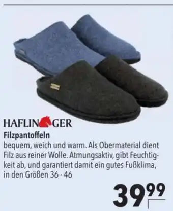 Citti HAFLIN GER Filzpantoffeln tilbud
