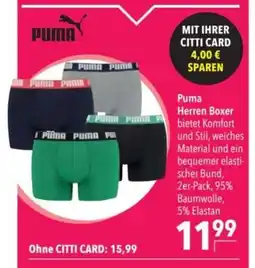 Citti Puma Herren Boxer tilbud