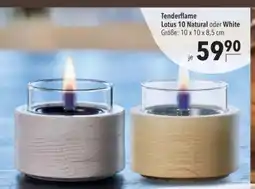 Citti Tenderflame Lotus 10 Natural oder White tilbud