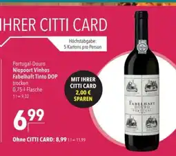 Citti Portugal-Douro Niepoort Vinhos Fabelhaft Tinto DOP tilbud