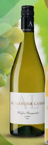 Citti YVEGAN Deutschland-Baden Weingut Alexander Laible Weißer Burgunder 2 Sterne Qualitätswein tilbud