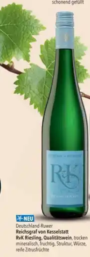 Citti NEU Deutschland-Ruwer Reichsgraf von Kesselstatt Rvk Riesling, Qualitätswein. tilbud