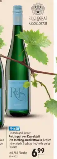 Citti NEU Deutschland-Ruwer Reichsgraf von Kesselstatt Rvk Riesling, Qualitätswein tilbud