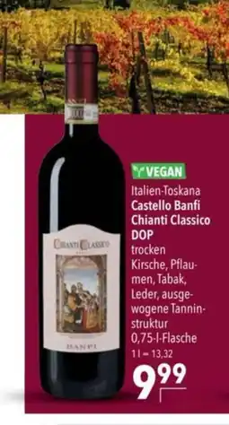 Citti YVEGAN Italien-Toskana Castello Banfi Chianti Classico DOP tilbud