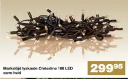 Bauhaus Markslöjd lyskæde Chrissline 100 LED varm hvid tilbud
