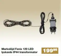 Bauhaus Markslöjd Fenix 120 LED lyskæde IP44 transformator tilbud