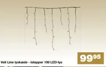 Veli Line lyskæde - istapper 100 LED-lys