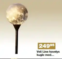 Bauhaus Veli Line havelys kugle med tilbud