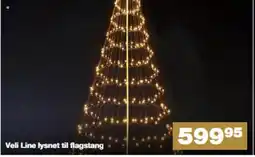 Bauhaus Veli Line lysnet til flagstang tilbud