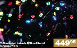 Bauhaus Y-Connection lyskæde LED multifarvet forlænger tilbud