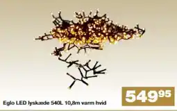 Bauhaus Eglo LED lyskæde 540L 10,8m varm hvid tilbud