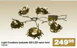 Bauhaus Light Creations lyskæde 220 LED varm hvid tilbud