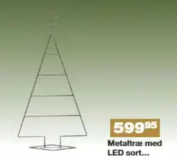 Bauhaus Metaltræ med LED sort tilbud