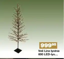 Bauhaus Veli Line lystræ 600 LED-lys tilbud