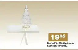 Bauhaus Markslöjd Mini lyskæde LED sølv farvede tilbud