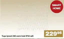 Bauhaus Tuya lysnet 240 varm hvid IP44 wifi tilbud